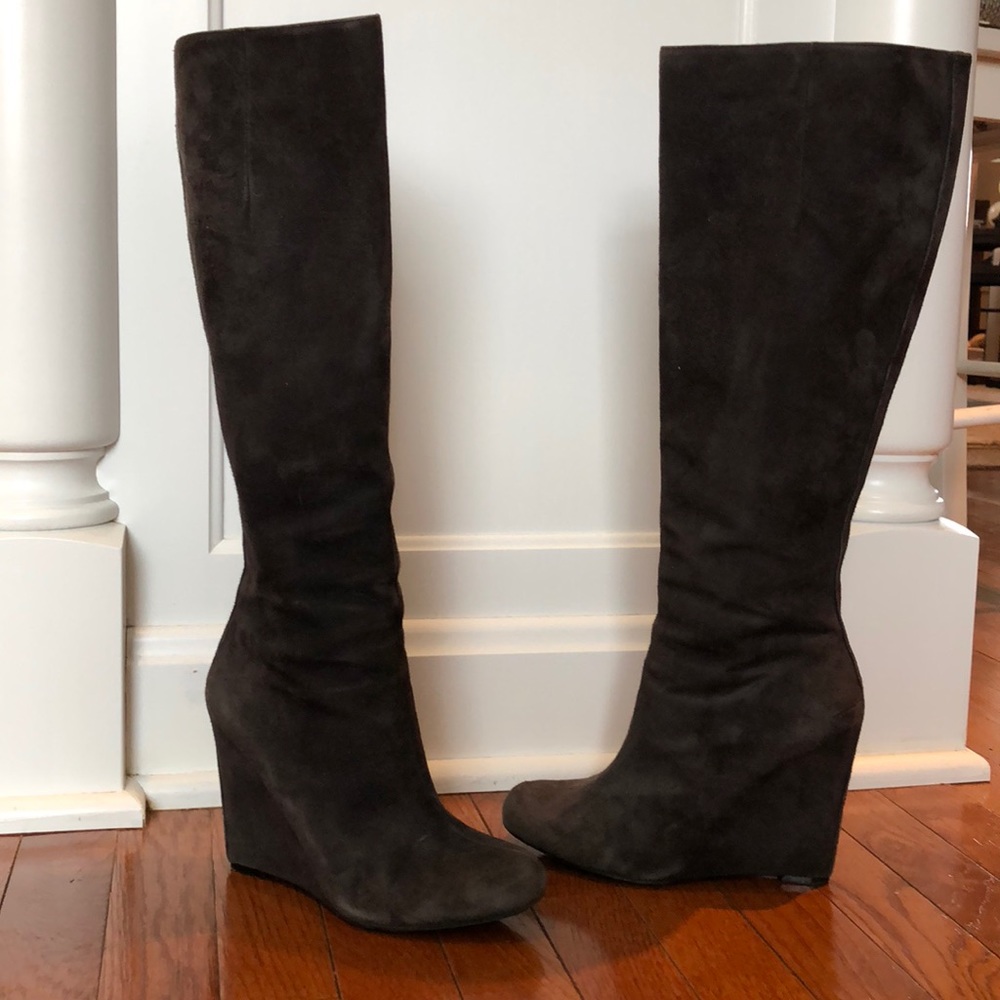 Nine West knee wedges
